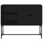 Voir la diapositive 5 : VIDAXL Buffet noir 100x40x79,5 cm bois d'ingenierie