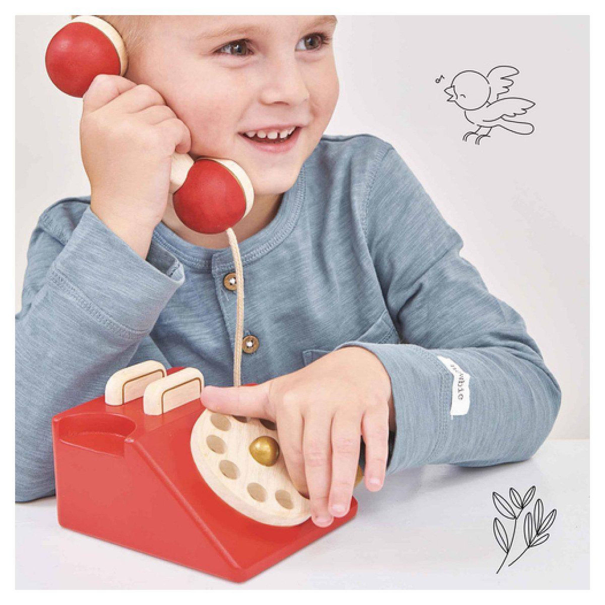Voir la diapositive 2 : Le Toy Van Le telephone vintage -