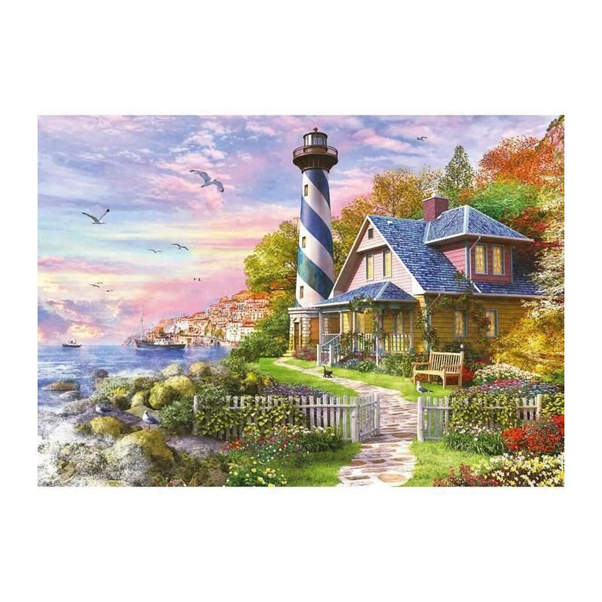 Voir la diapositive 2 : EDUCA EDUCA Puzzle 4000 Phare A Rock Bay