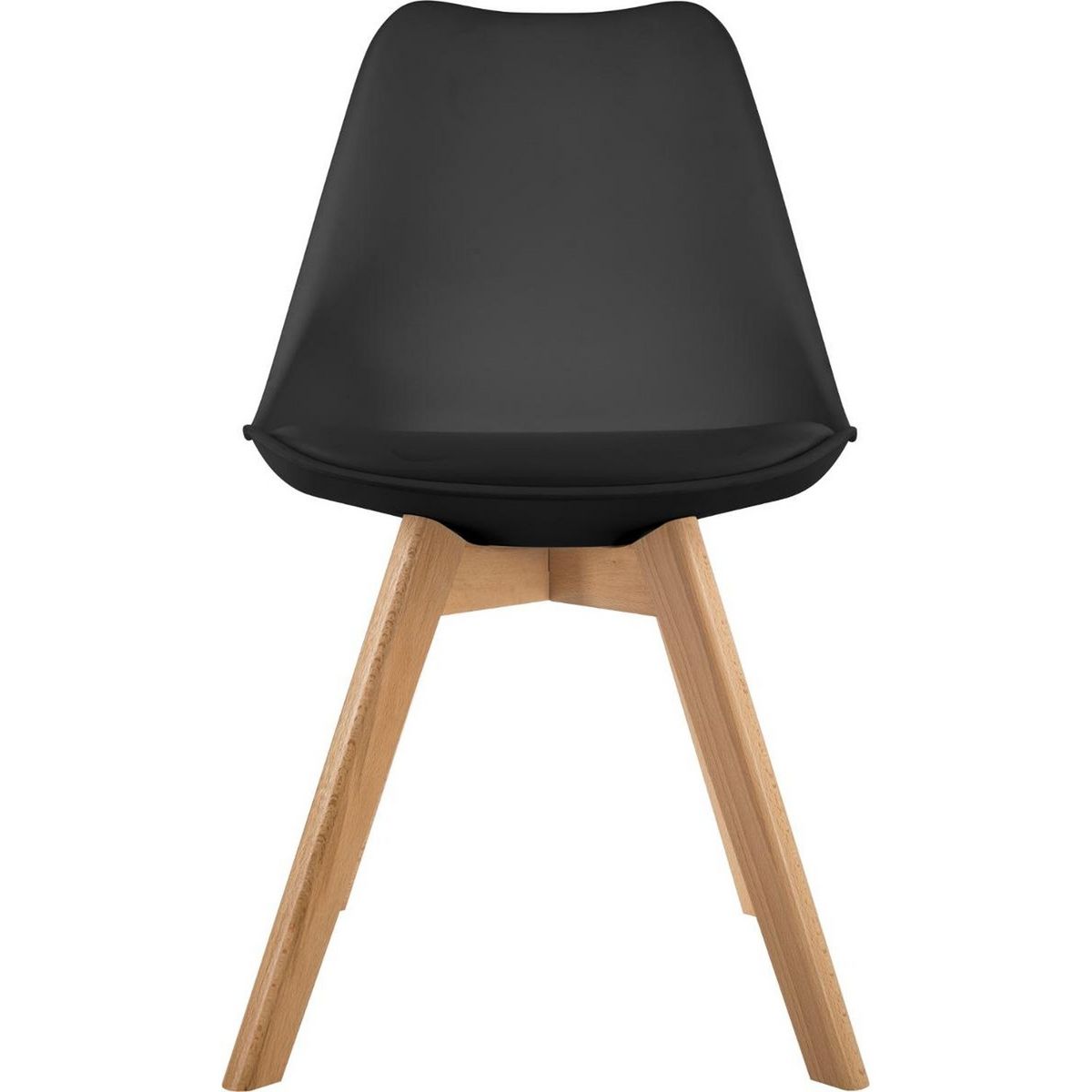 ATMOSPHÉRA Chaise style scandinave pieds bois massif