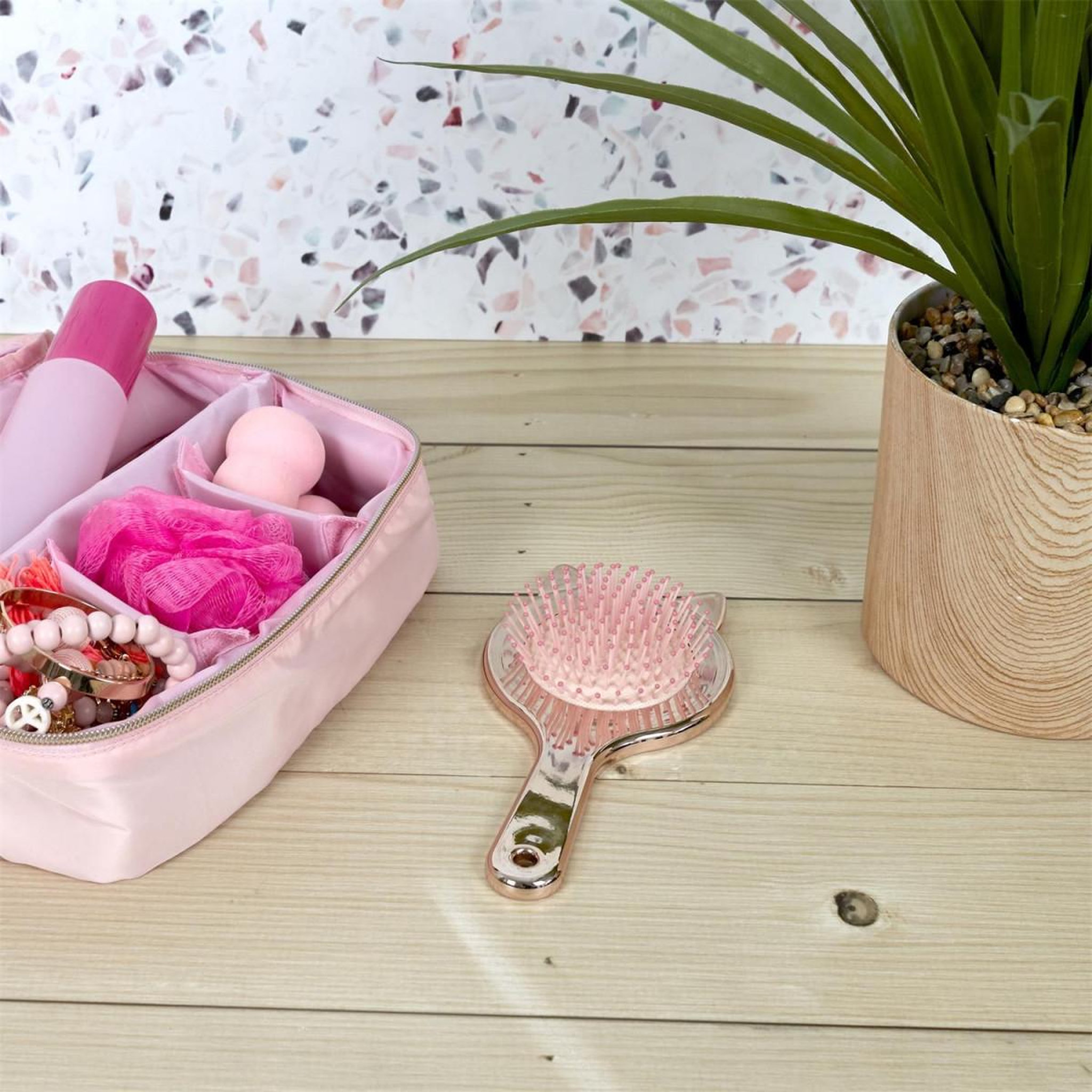 Voir la diapositive 3 : The concept Factory Brosse à cheveux  chat  19cm rose gold