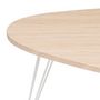 Voir la diapositive 2 : Paris Prix Table Basse Industriel  Neile  97cm Naturel