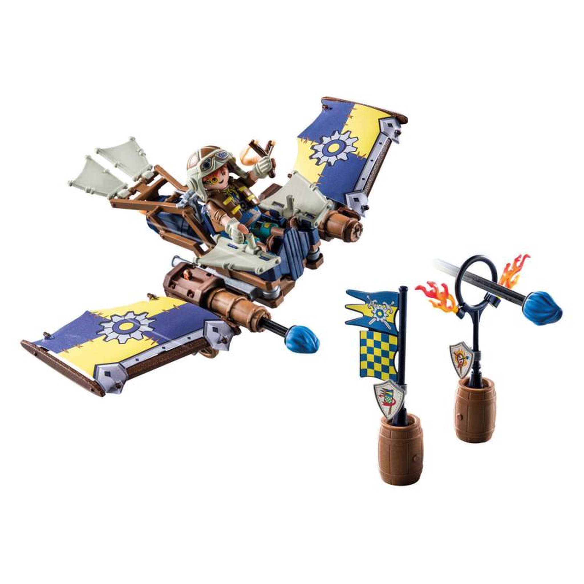 Voir la diapositive 3 : PLAYMOBIL Playmobil Novelmore Dario's glider - 71211 71211