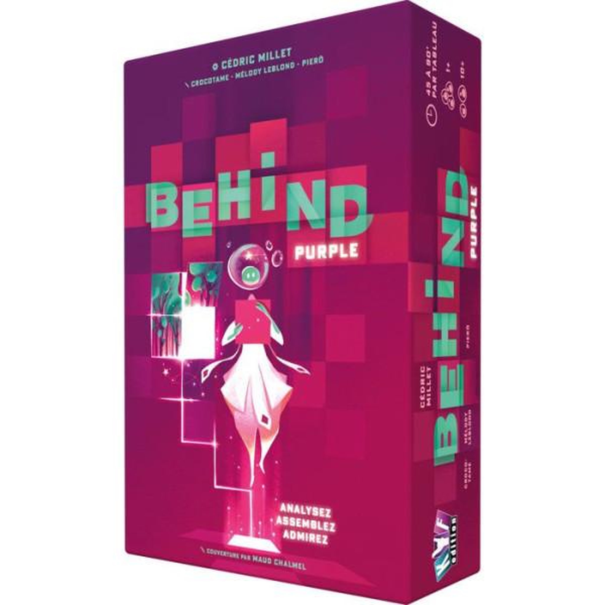 Voir la diapositive 2 : Asmodee Behind : Purple Casse tete cooperatif