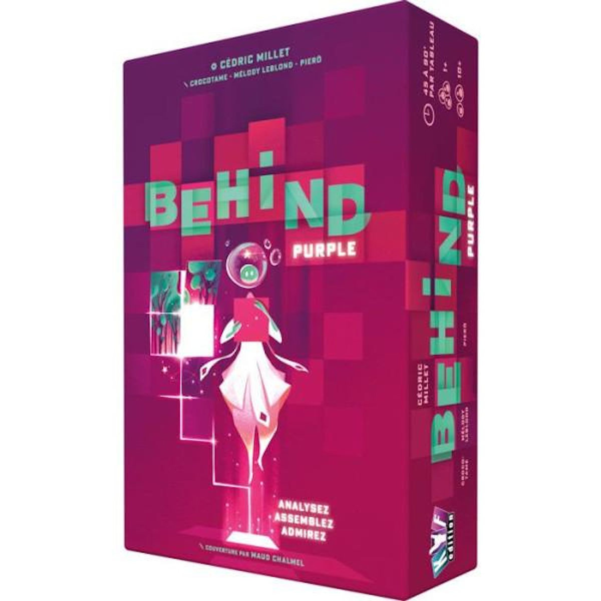 Asmodee Behind : Purple Casse tete cooperatif