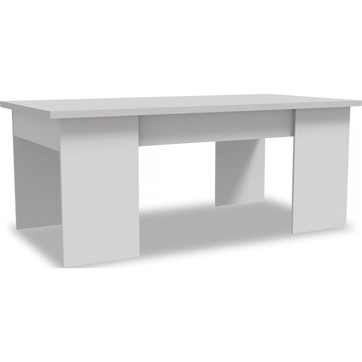 Habitat et Jardin Table basse  Diana  - 102 x 50 x 43 cm - Blanc