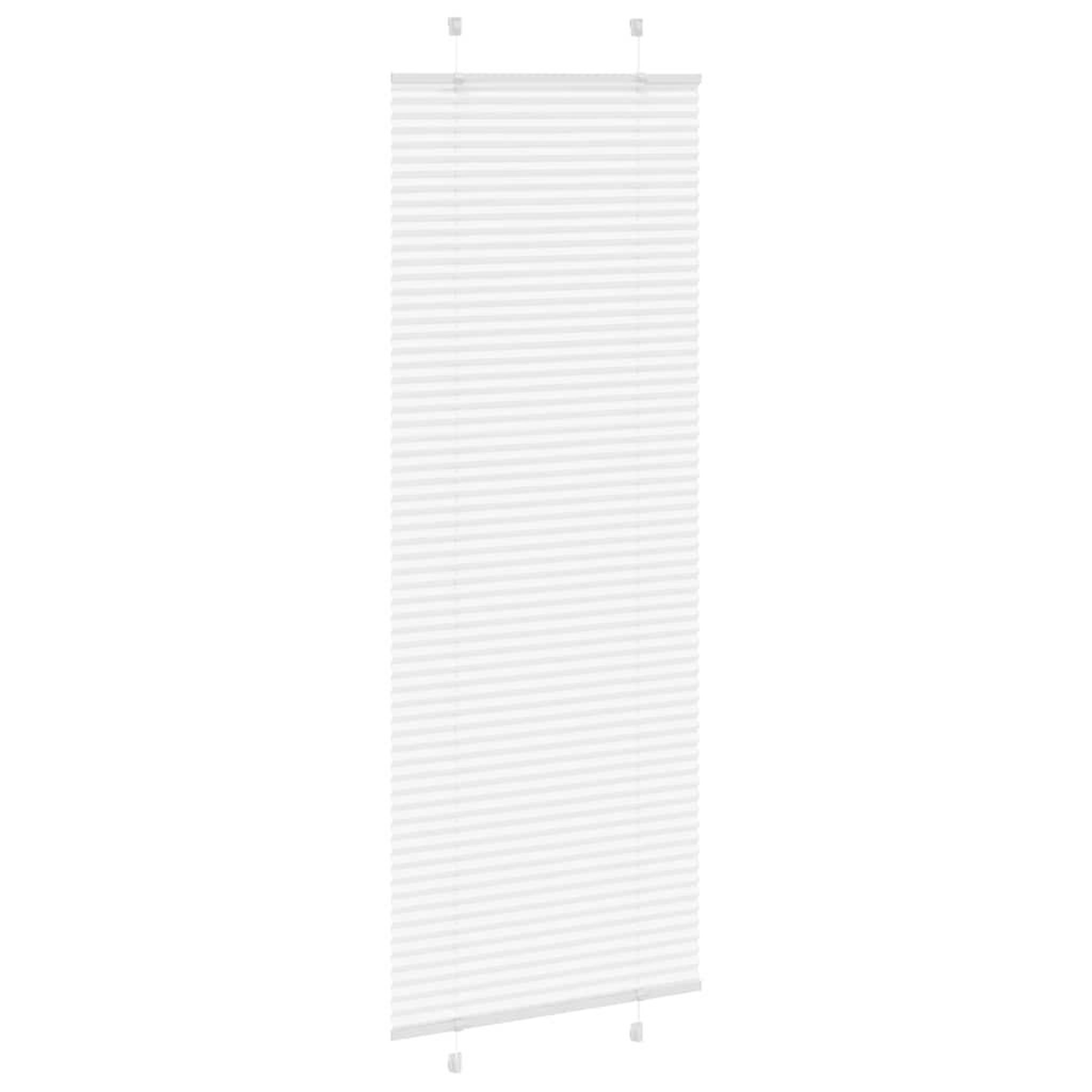 Voir la diapositive 3 : VIDAXL Store plisse blanc 70x200 cm largeur du tissu 69,4 cm polyester