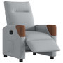 Voir la diapositive 3 : VIDAXL Fauteuil inclinable electrique Gris clair Tissu