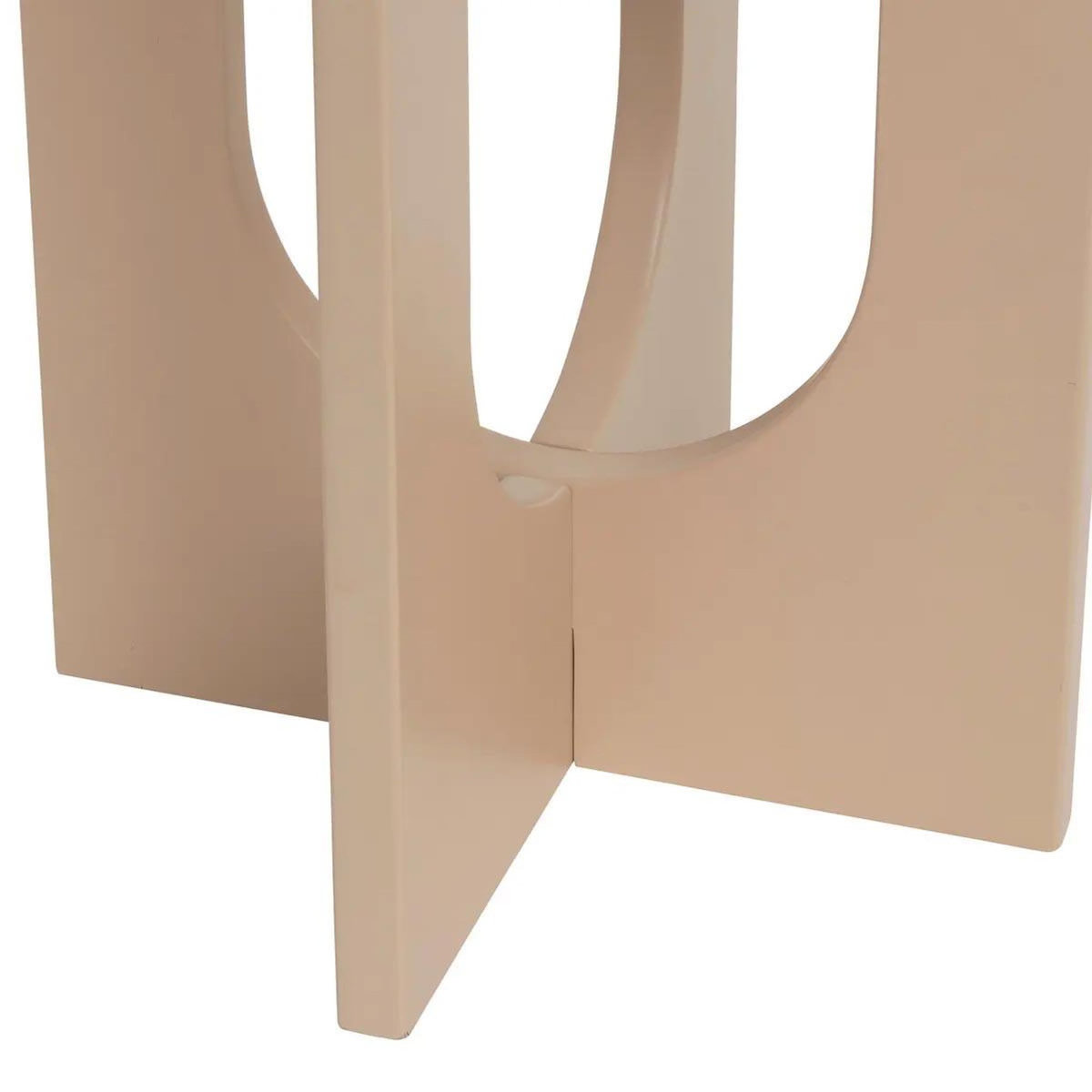 ATMOSPHERA Table d'Appoint Design  Bloom  50cm Noisette