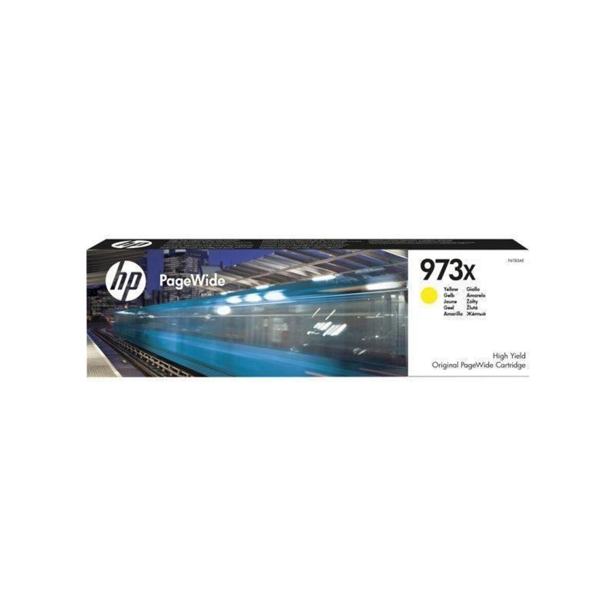 HP HP 973X cartouche dencre jaune PageWide grande capacite authentique pour HP PageWide Pro 452/477/552/577 F6T83AE