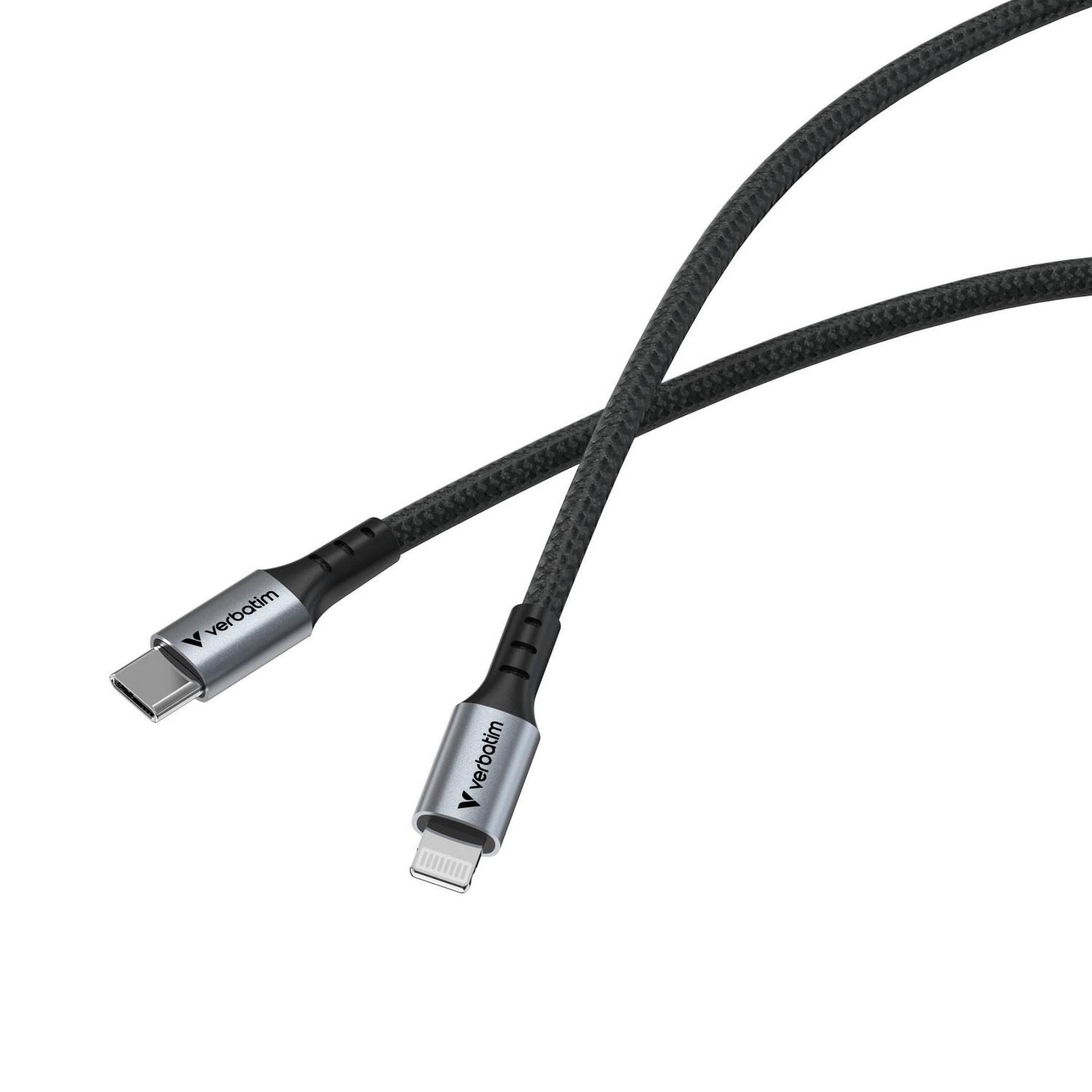 Voir la diapositive 3 : Verbatim Verbatim 31844 câble lightning 1,2 m noir