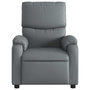 Voir la diapositive 4 : VIDAXL Fauteuil de massage inclinable Gris Similicuir