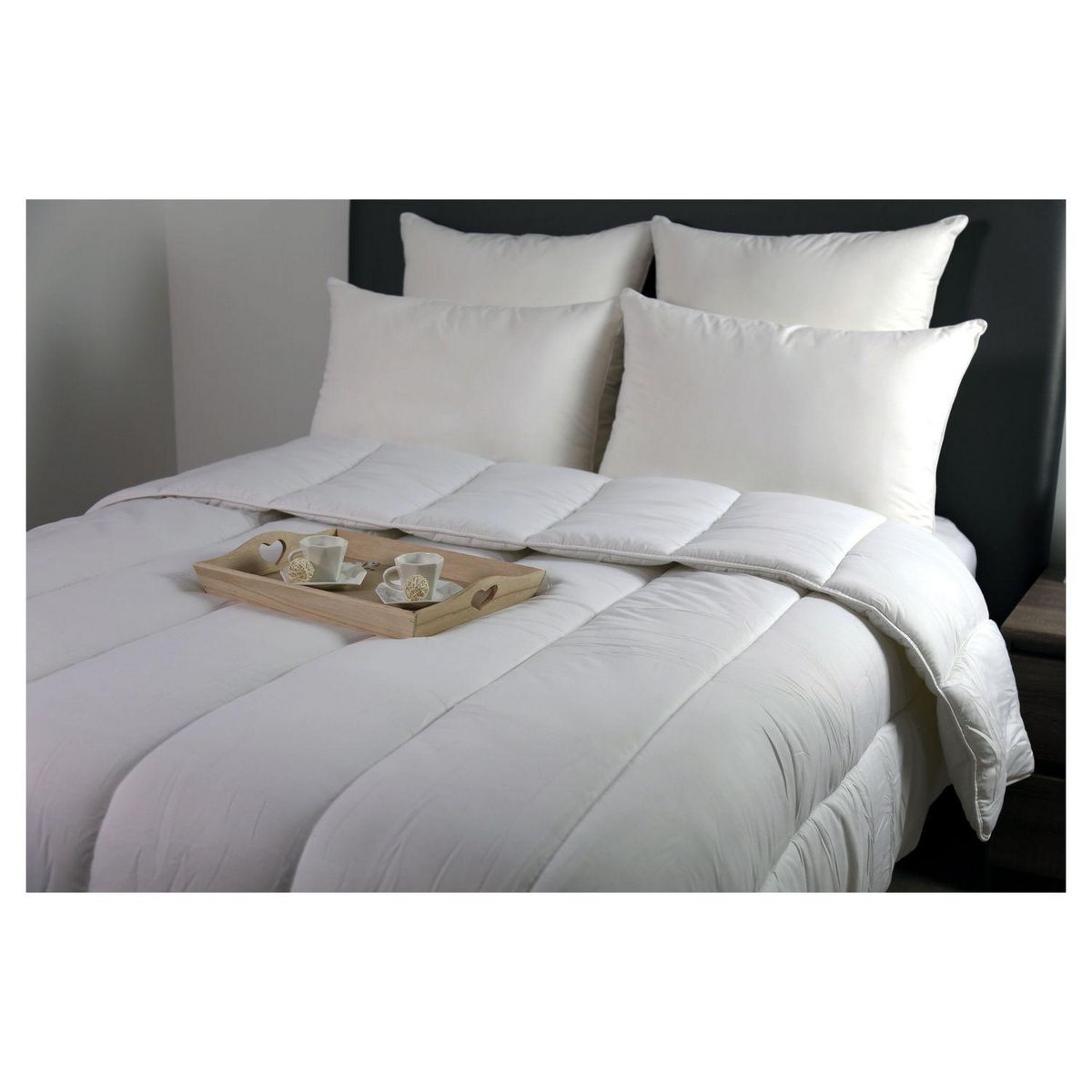 DODO Couette tempérée anti-acariens 300g/m² MULTI PROTECT