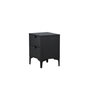 Voir la diapositive 6 : Paris Prix Table de Chevet 2 Tiroirs  Piring  59cm Noir