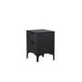 Voir la diapositive 6 : Paris Prix Table de Chevet 2 Tiroirs  Piring  59cm Noir