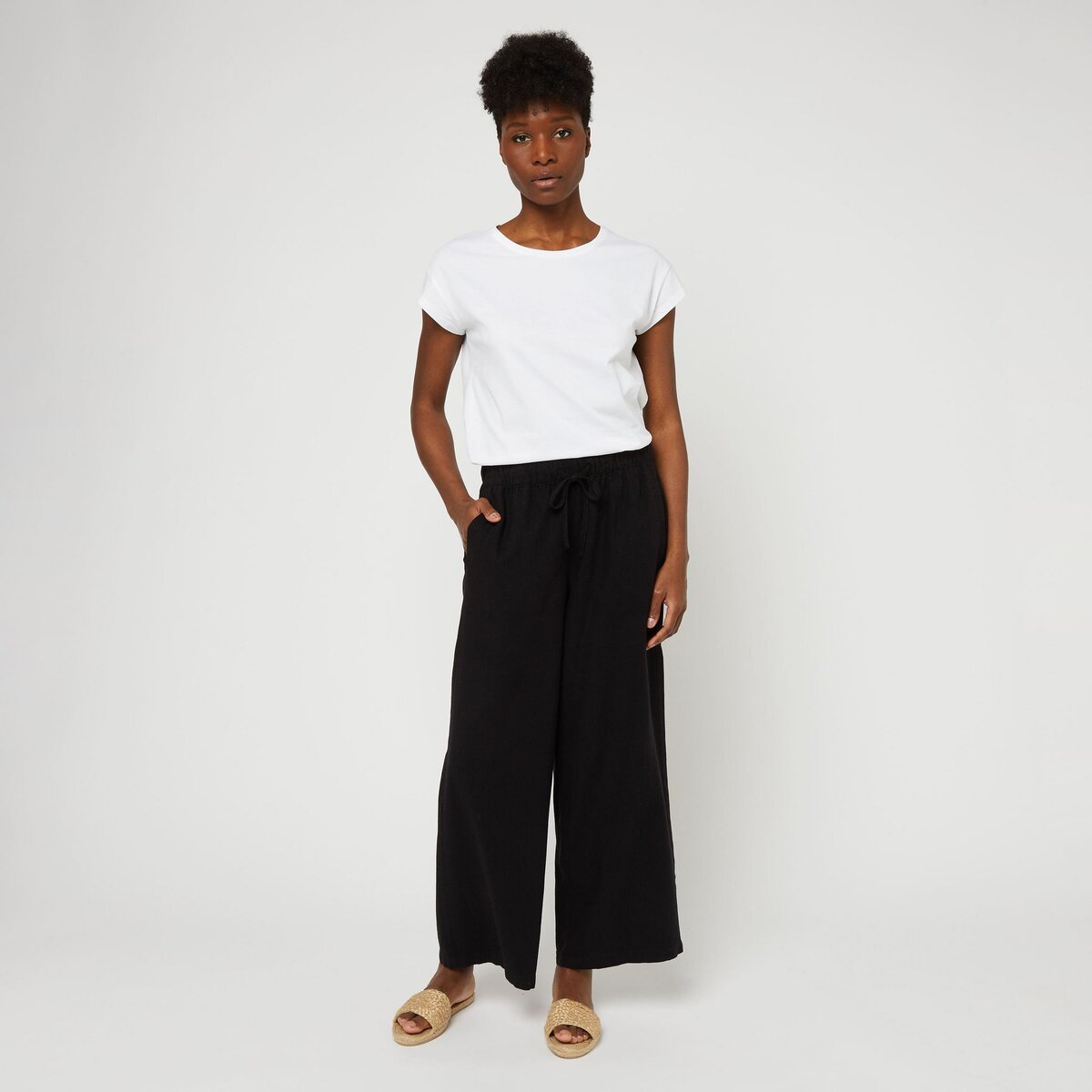 Pantalon noir femme pas cher new arrivals