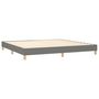 Voir la diapositive 5 : VIDAXL Sommier a lattes de lit et matelas et LED Gris fonce 200x200 cm