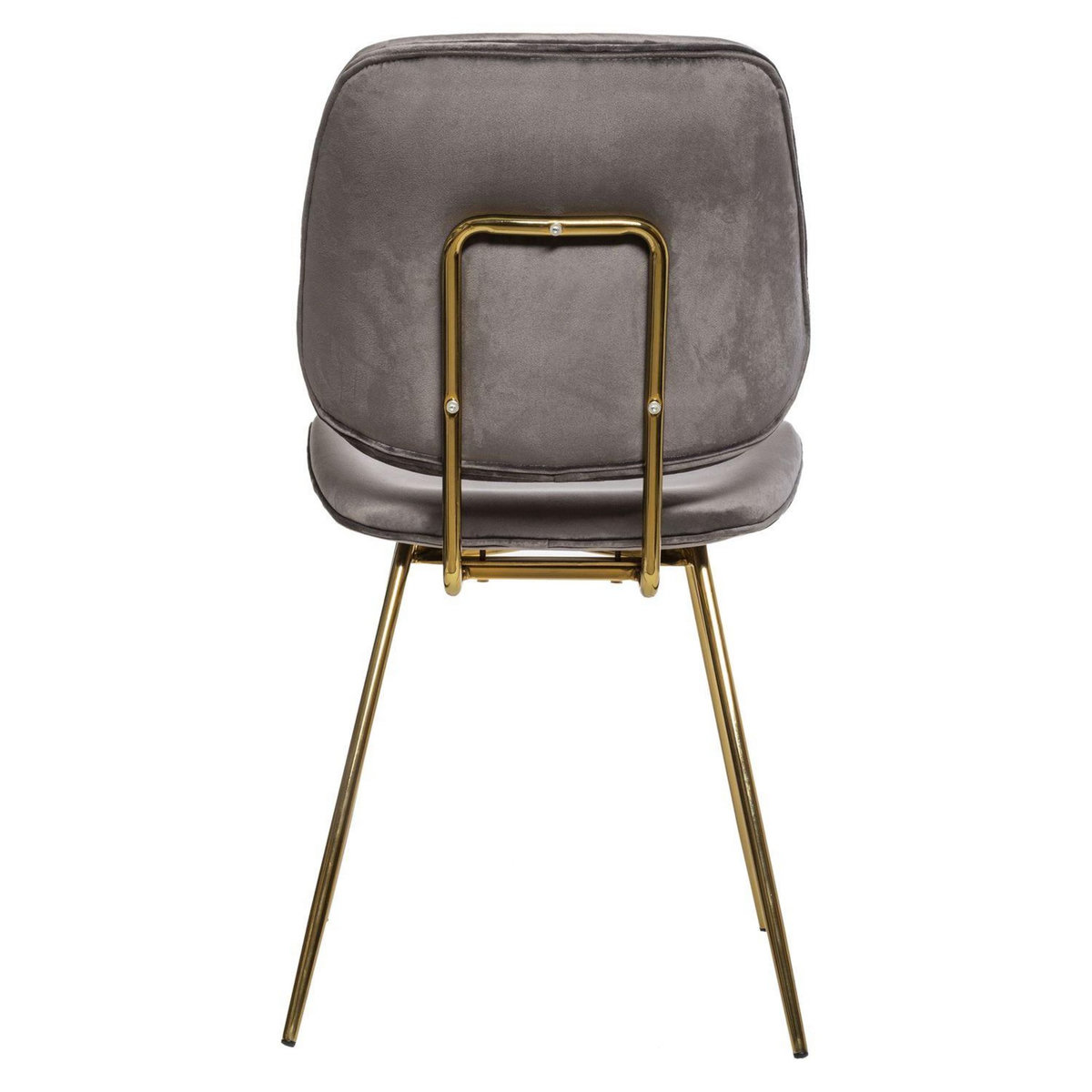 ATMOSPHERA 2 Chaises design velours et métal Slow