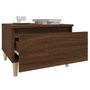 Voir la diapositive 5 : VIDAXL Table d'appoint Chene marron 50x46x35 cm Bois d'ingenierie