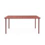 Voir la diapositive 5 : SWEEEK Table de jardin métal 6-8 places, Amelia 160x90xH72.5cm