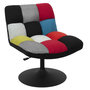 Voir la diapositive 1 : The Home Deco Factory Fauteuil de salon pivotant Askim