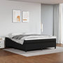 Voir la diapositive 2 : VIDAXL Cadre de lit sans matelas noir 180x200 cm similicuir