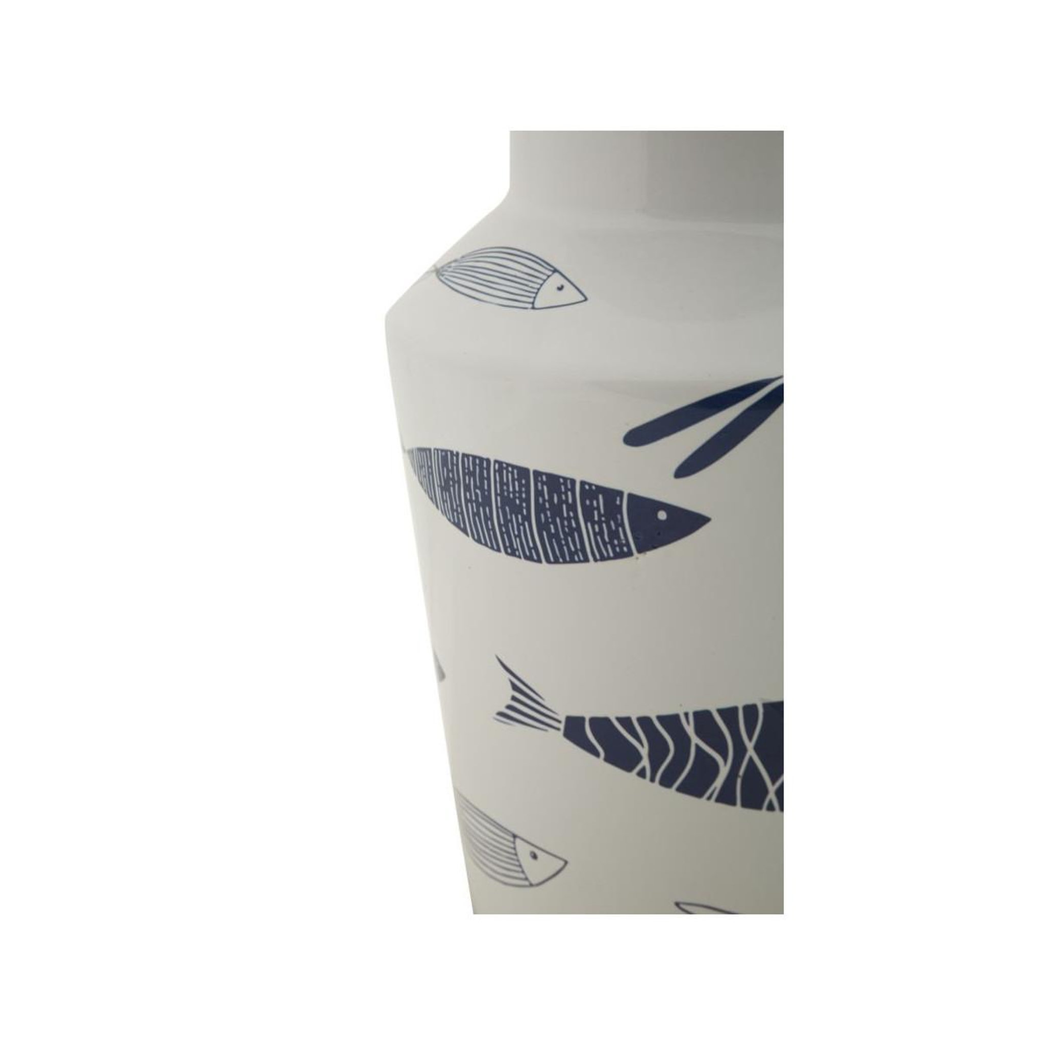 Voir la diapositive 4 : Paris Prix Vase double en céramique  poissons  34cm multicolore