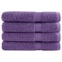Voir la diapositive 1 : VIDAXL Serviettes de qualité supérieure SOLUND 4 pcs violet 600 g m²