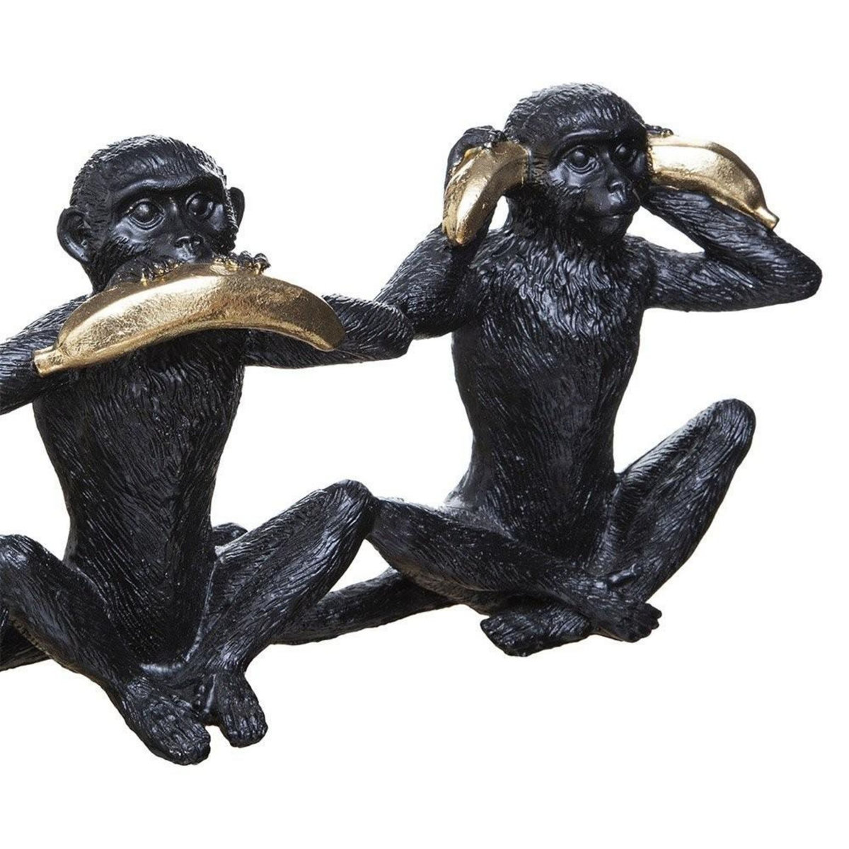 ATMOSPHERA Objet résine singe sagesse