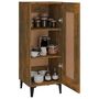Voir la diapositive 4 : VIDAXL Buffet Chene fume 34,5x34x90 cm Bois d'ingenierie