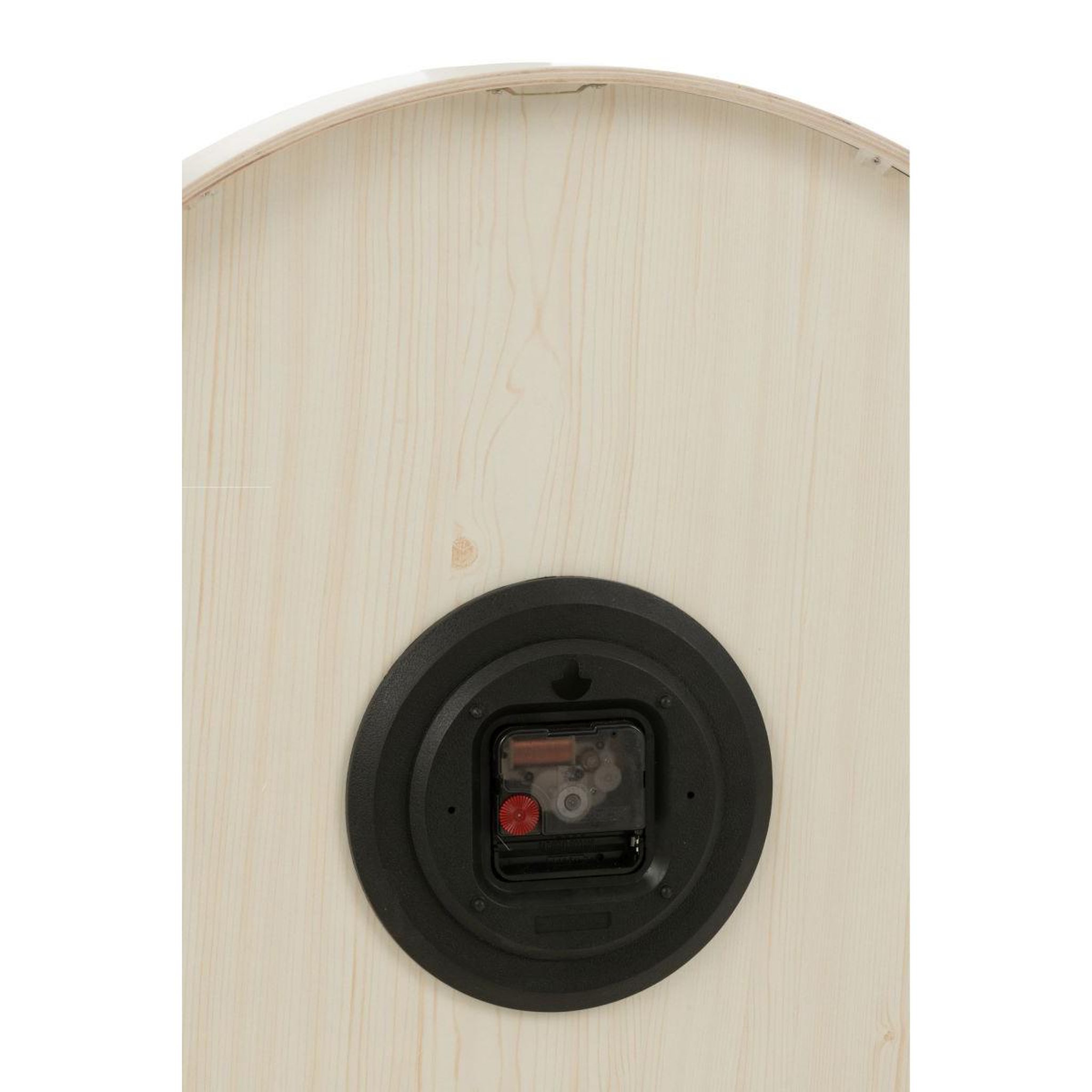 Voir la diapositive 3 : J-LINE Horloge Murale en Bois  Marion  53cm Blanc