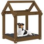 Voir la diapositive 4 : VIDAXL Lit pour chien Marron miel 61x50x70 cm Bois de pin solide