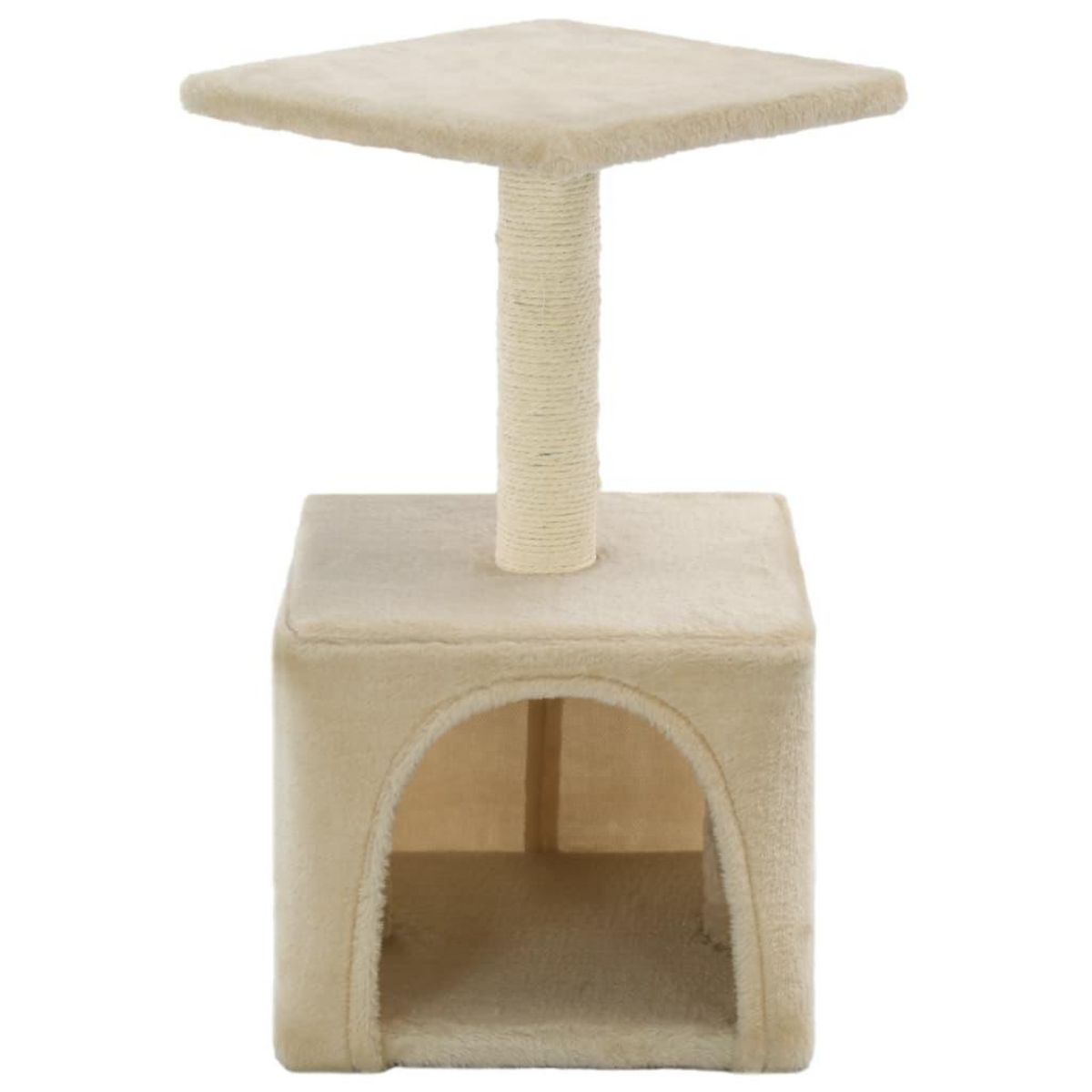 VIDAXL Arbre a chat avec griffoirs en sisal 55 cm Beige