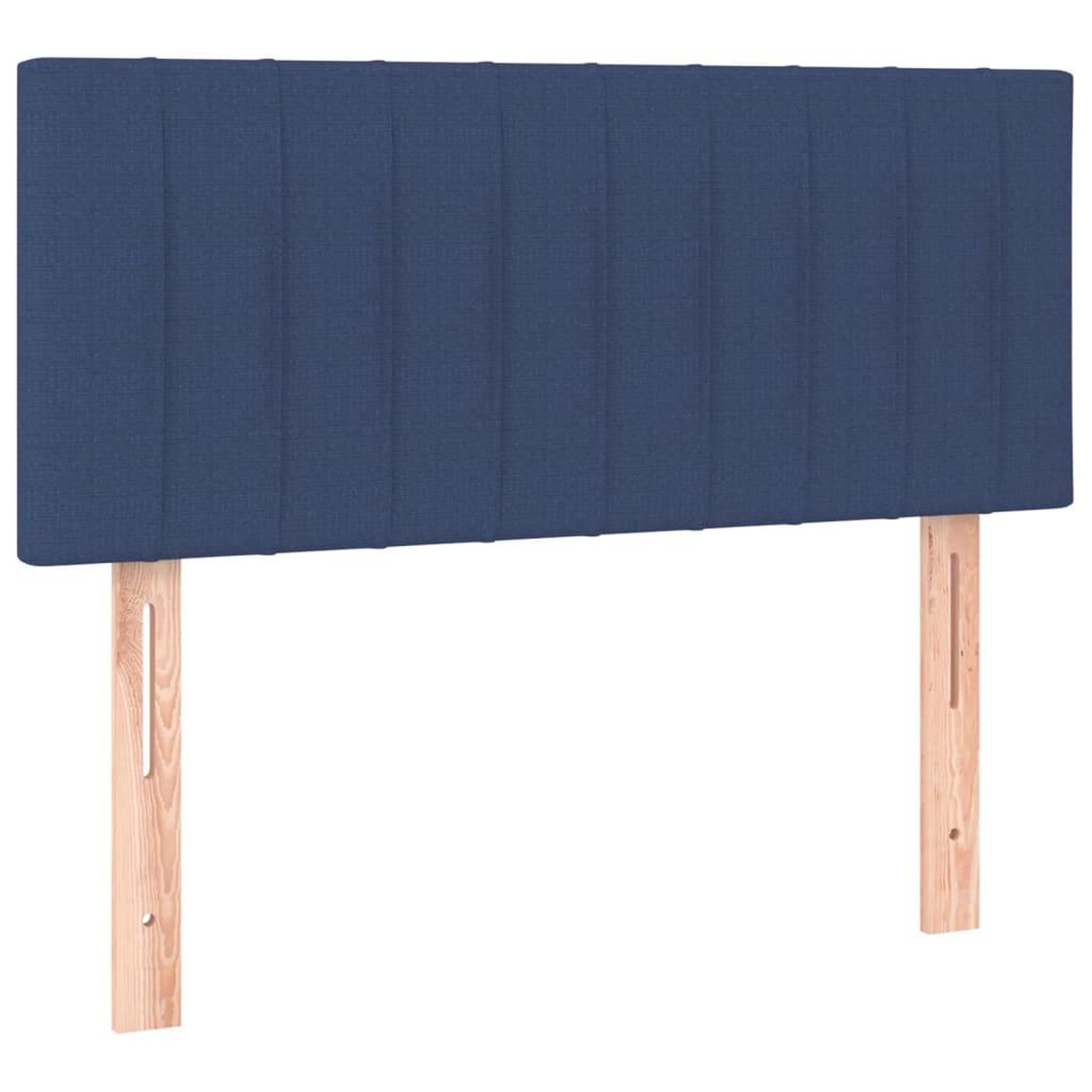Voir la diapositive 2 : VIDAXL Tete de lit Bleu 90x5x78/88 cm Tissu