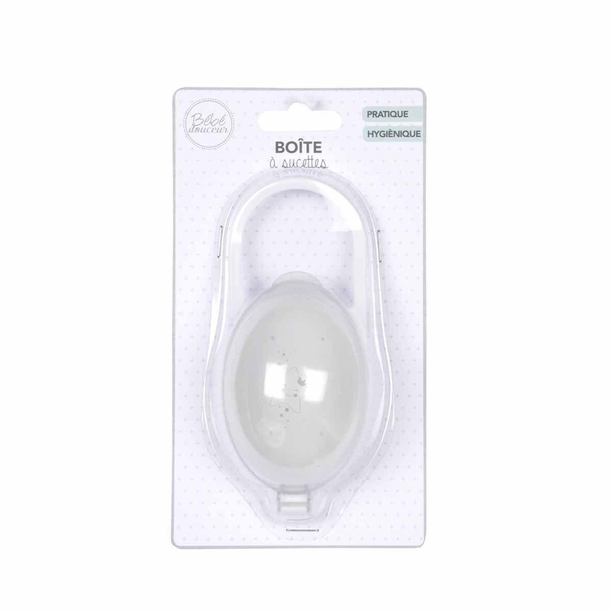 Voir la diapositive 2 : HOMEA Boîte à sucettes avec accroche  étoile  12cm blanc