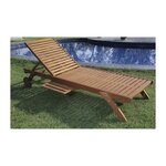 FINLANDEK FINLANDEK RAUHA Bain de soleil en eucalyptus FSC 195 x 71x 33 cm