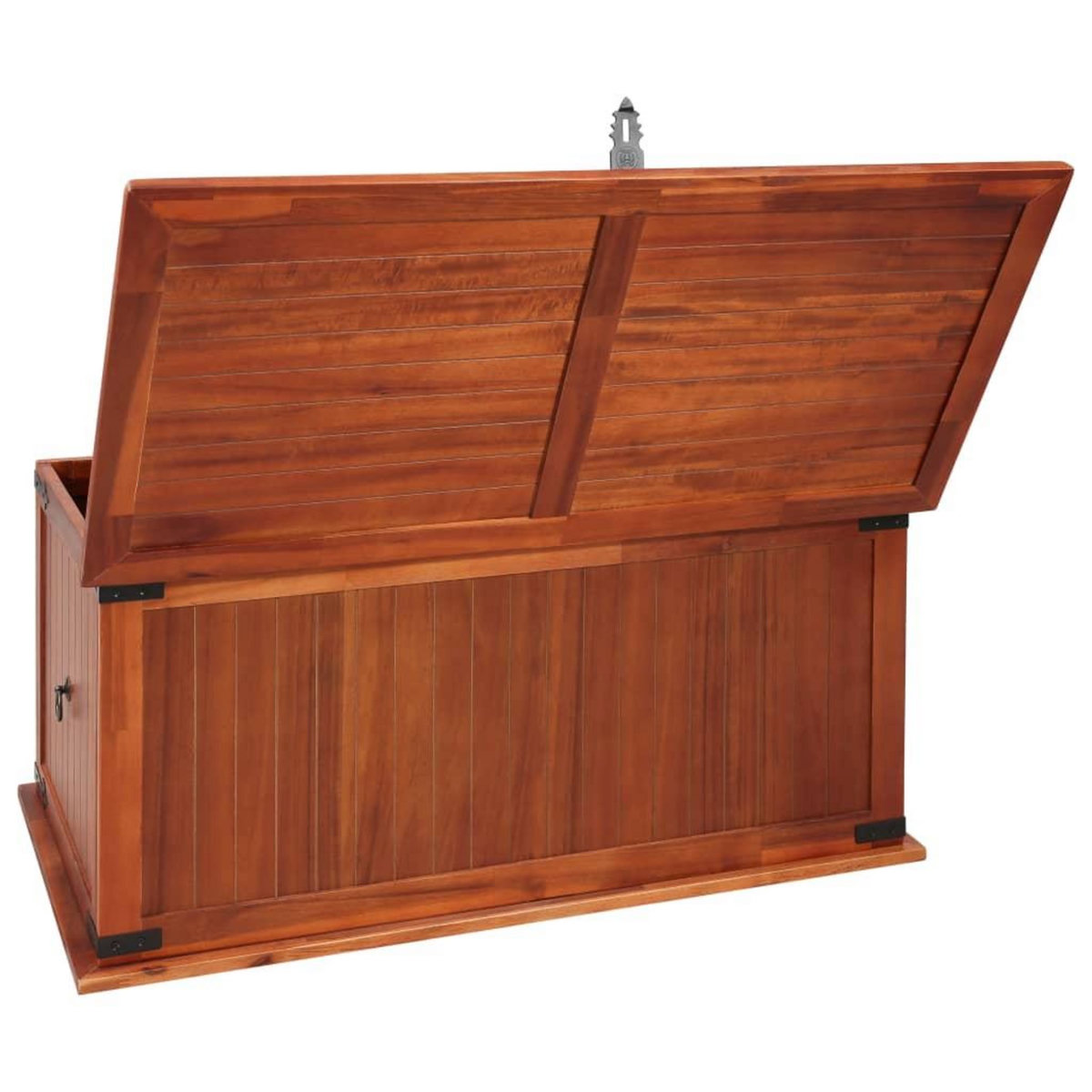 VIDAXL Coffre de rangement 79x34x32 cm Bois d'acacia solide