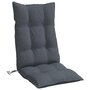 Voir la diapositive 5 : VIDAXL Coussins de chaise a dossier haut lot de 4 anthracite