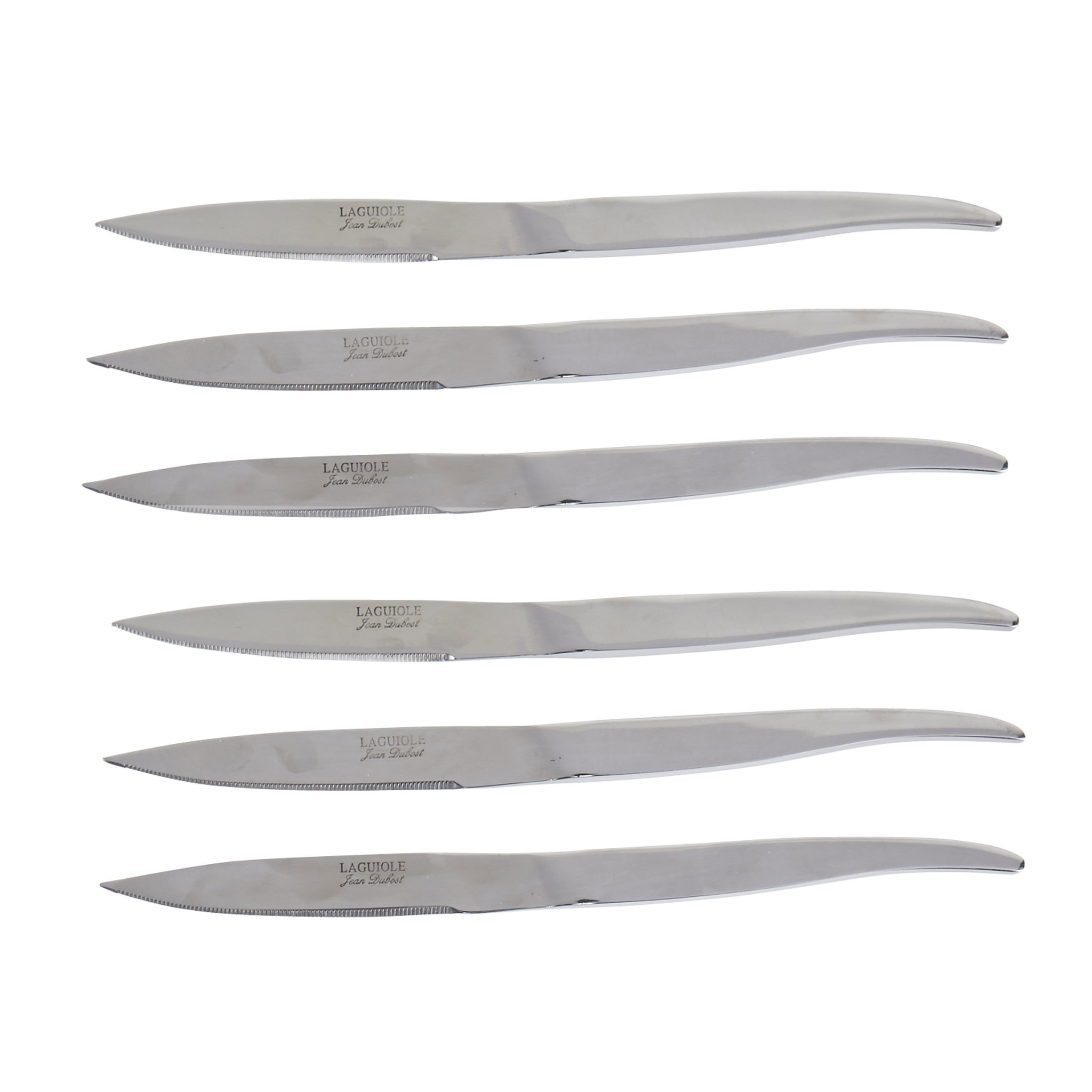Voir la diapositive 1 : Laguiole Coffret 6 couteaux à steack Styl'up Inox 