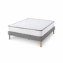 Voir la diapositive 2 : KING OF DREAMS Ensemble Sommier Tapissier et Matelas Soutien Très Ferme