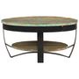 Voir la diapositive 2 : VIDAXL Table basse Bois massif de recuperation 65x32 cm