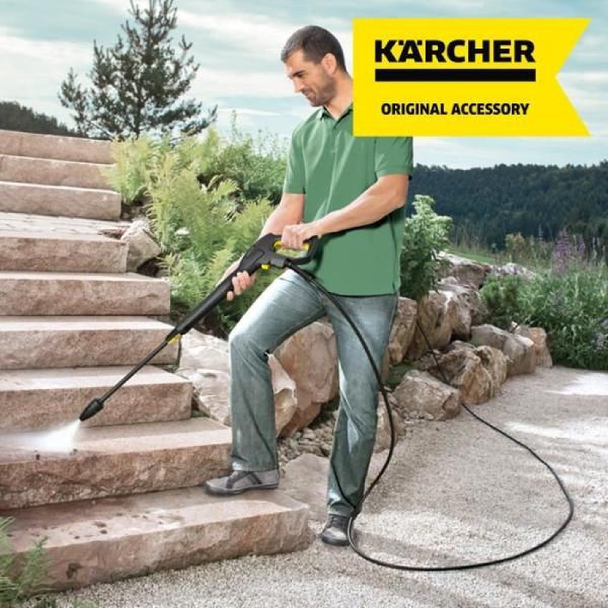 Voir la diapositive 4 : KARCHER Rotabuse kärcher pour nettoyeur haute pression k2-k3 - jet crayon rotatif pour un nettoyage 7 fois plus puissant