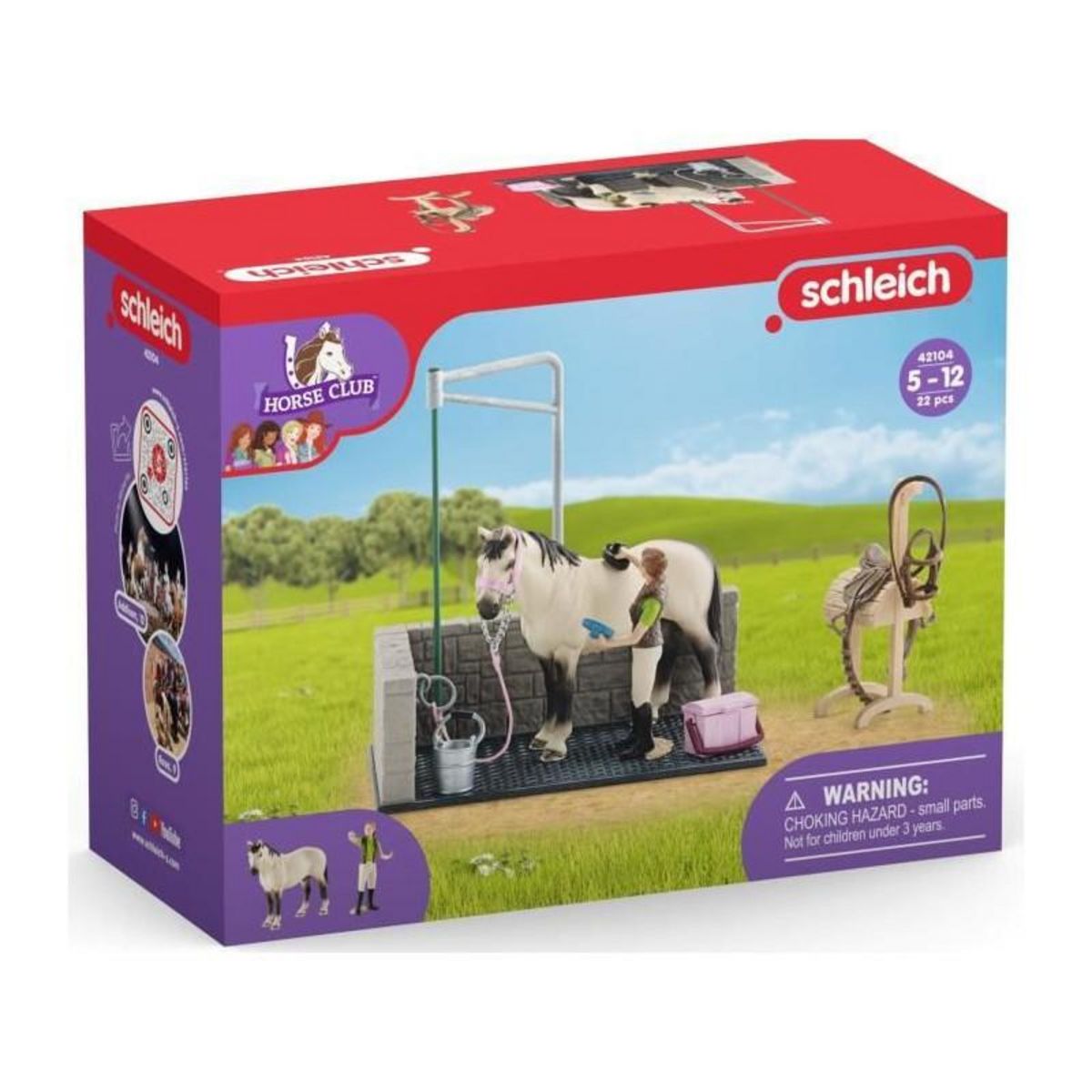 Schleich Box de lavage pour chevaux - SCHLEICH - 42104 - A partir de 5 ans