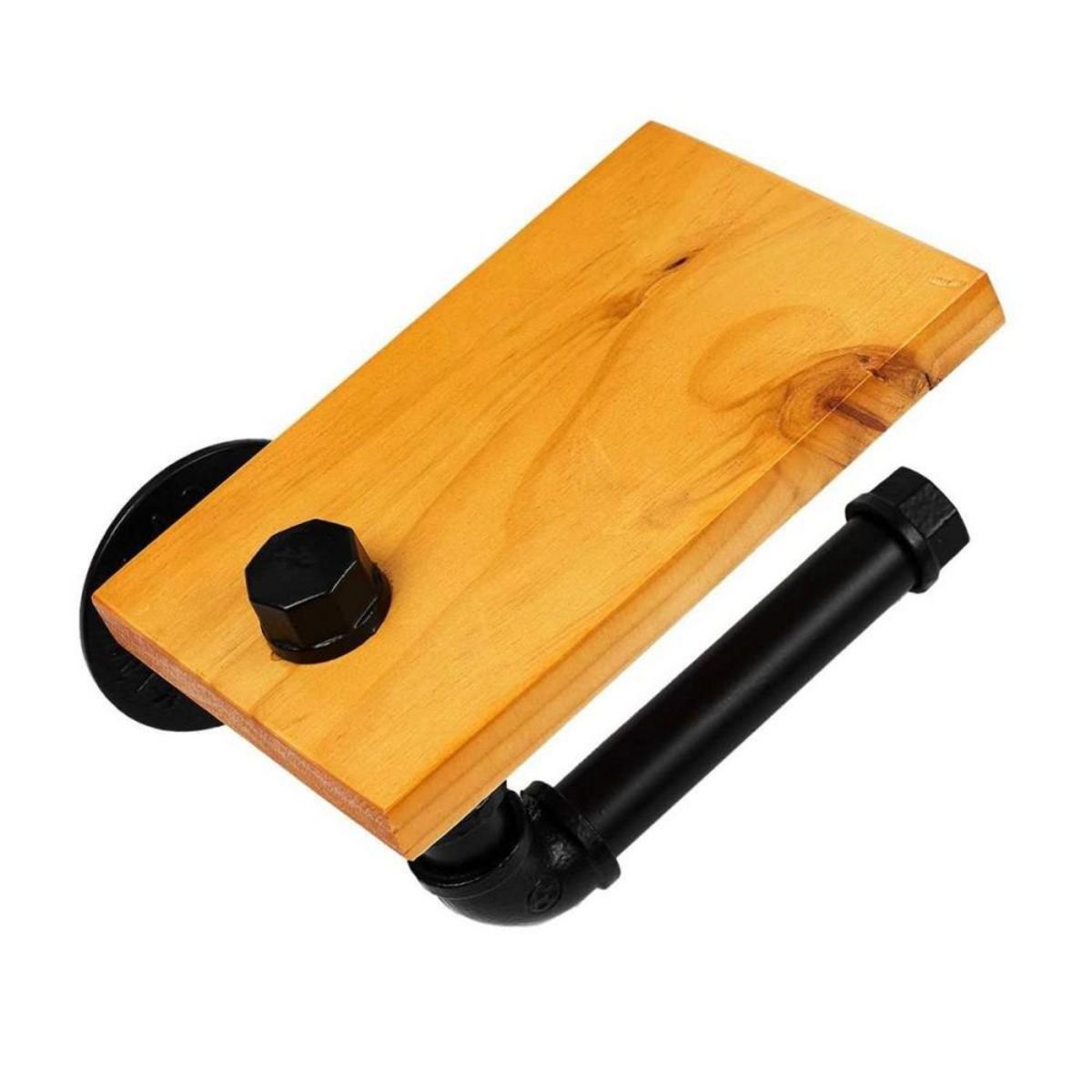 The Home Deco Factory Dérouleur WC avec support industriel