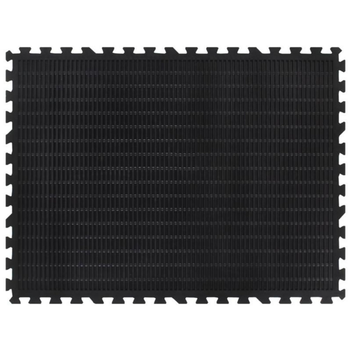 VIDAXL Carreau de sol en caoutchouc noir 12 mm 90x120 cm