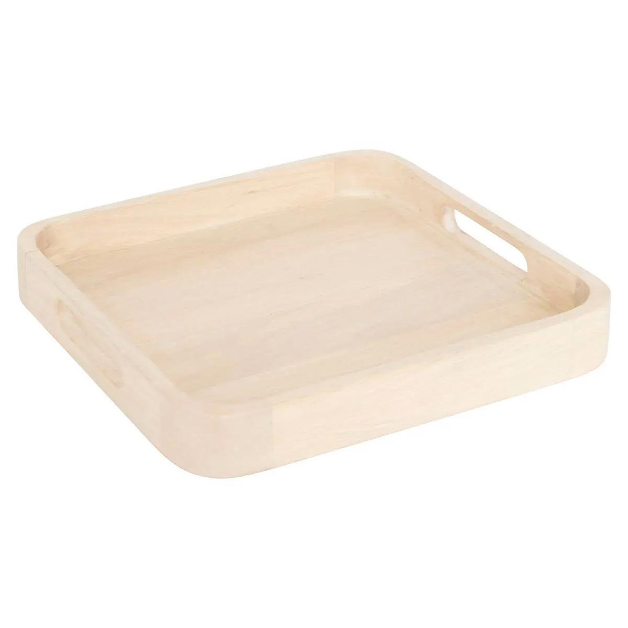 SECRET DE GOURMET Plateau de service en bois  ward  34cm beige