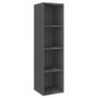 Voir la diapositive 5 : VIDAXL Ensemble de meubles TV 3 pcs Gris brillant Bois d'ingenierie