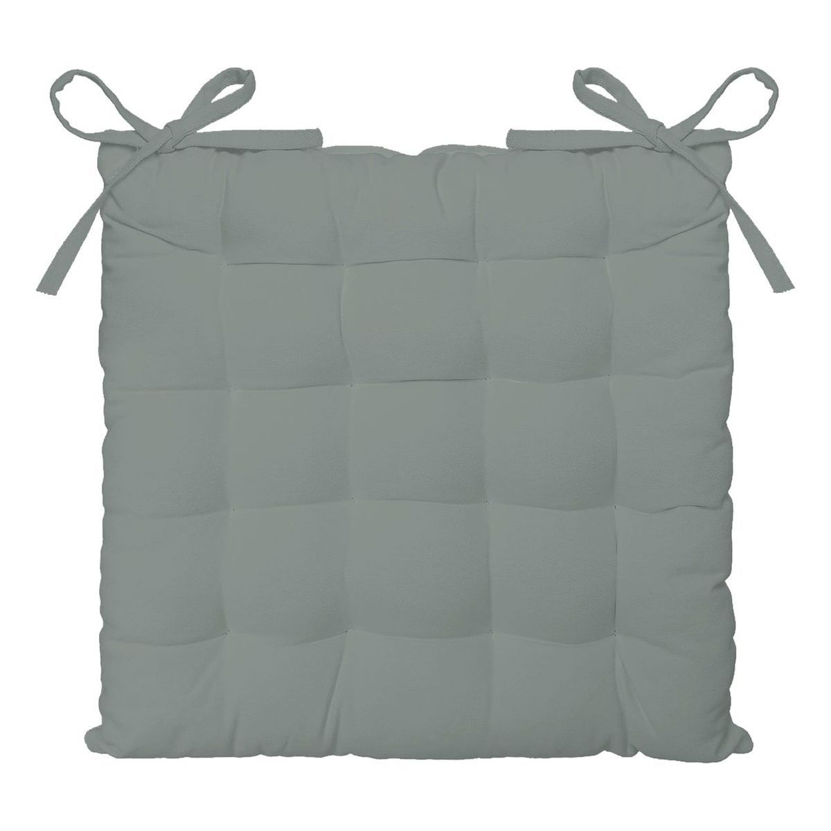 TODAY Galette de chaise unie matelassée en gaze de coton INDIAN FLOWERS