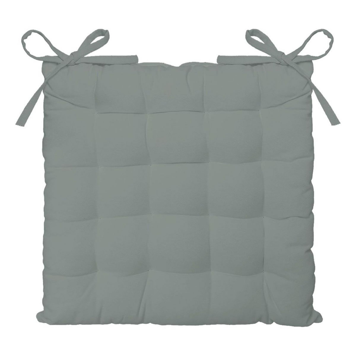 TODAY Galette de chaise unie matelassée en gaze de coton INDIAN FLOWERS