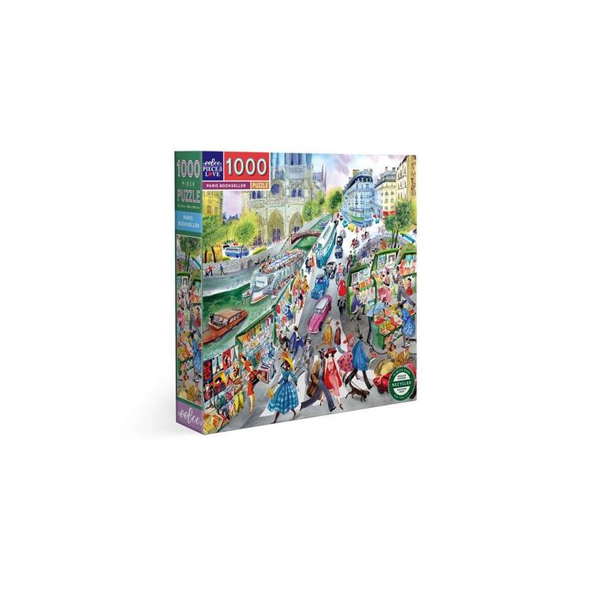 Eeboo Puzzle 1000 pièces - Paris Bookseller - Eeboo
